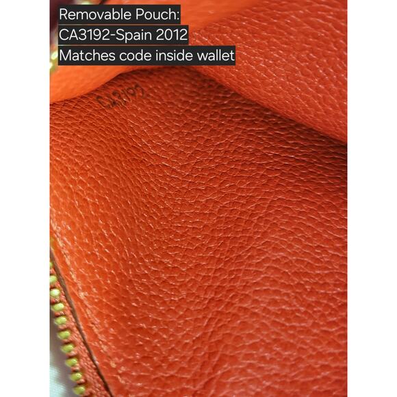 Louis Vuitton Orient/Red Monogram Empreinte Portefeuille Curieuse Long Wallet - Picture 13 of 16